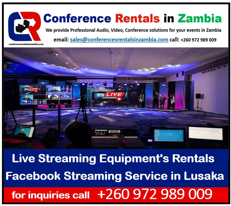 Live Streaming Equipments Rentals in Zambia