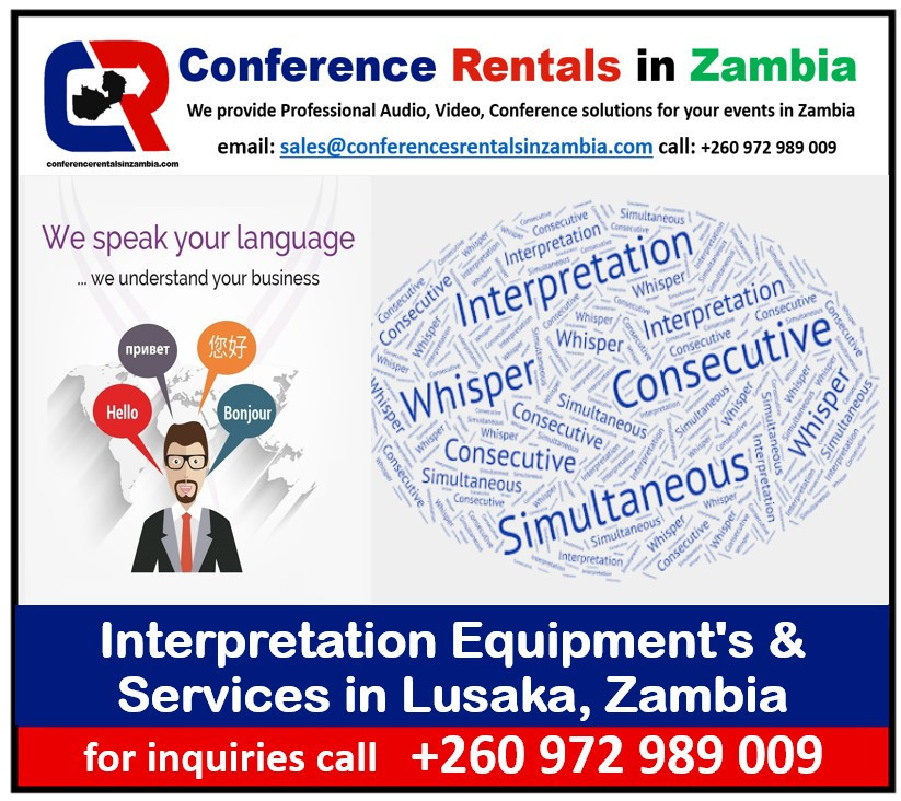 Interpretation Equipments Services in Lusaka